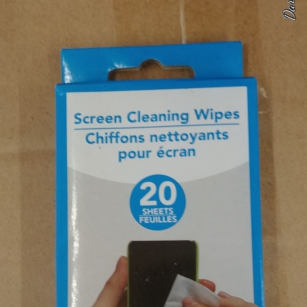Screen cleaning wipes 20